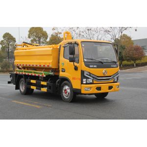 Manual Transmission Type Septic Suction Truck 4x2 Dirt Suction Truck