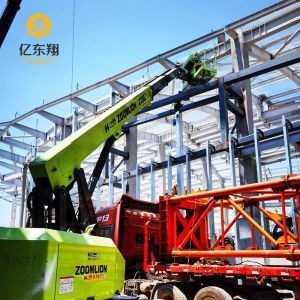 Prefab Steel Warehouse with H-Section Beams 50-Year Lifespan