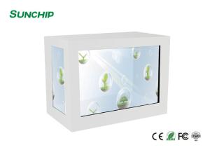 China Full Hd Transparent LCD Showcase , Network Wifi Transparent LCD Display Box on sale