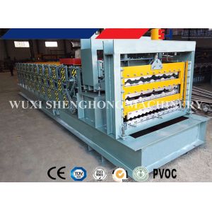 metal roofing sheet wall panel three layer roll forming machine