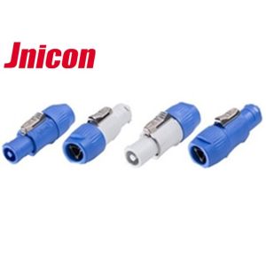 China Video Audio Waterproof Plug Socket IP44 IP65 3 Pin 4 Pin Electrical Powercon on sale