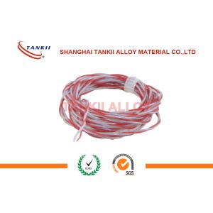 White And Red J Type Thermocouple Extension Cable With Fep Insulation And Jacket