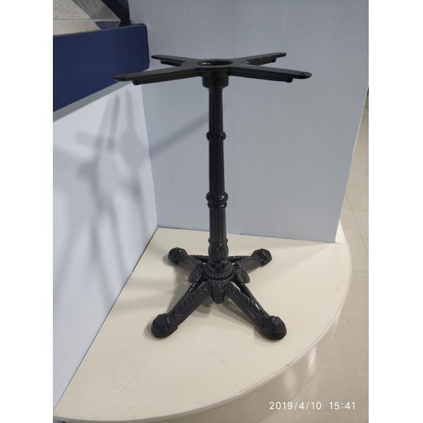 Rusty Bistro Table Base Powder Coat Ornamental Table Leg 28'' / 41'' Height