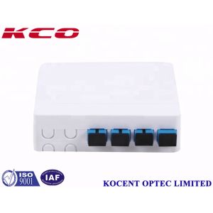 Wholesale Wall Mount Fiber Optic Terminal Box with 0.15dB Insertion Loss and ABS/PC Material for Indoor Applications from china suppliers