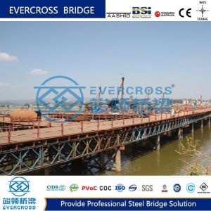 Modular Adaptable Portable Steel Bailey Bridge With Heavy Loading