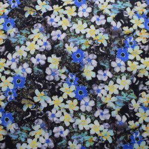 Woven 100% Viscose Rayon Fabric Digital Printed Rayon Challis Textile Floral