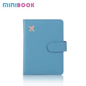 PU Passport Cover Holder Flip Wallet RFID Block Leather Card Case for Family
