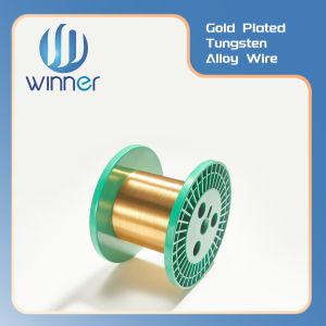 Wholesale High Performance Ultra Fine Gold Plated Tungsten Wire for Precision Electronics &amp; RF Applications from china suppliers