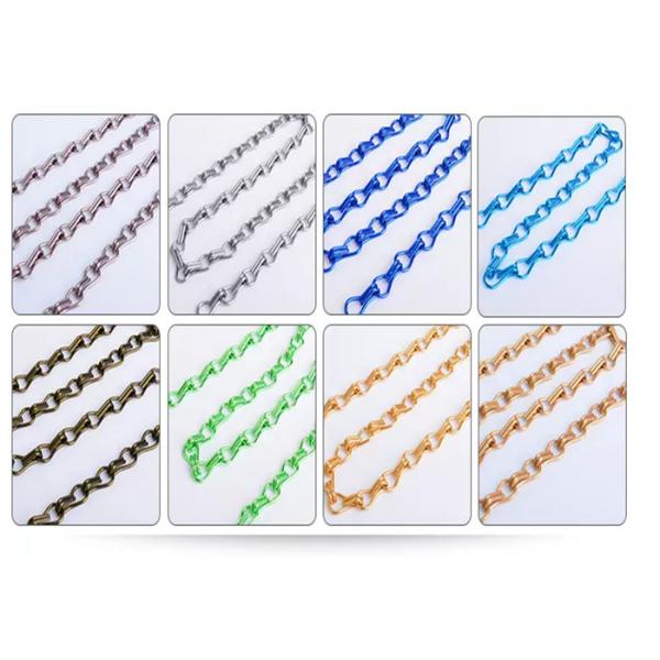 Decorative Architectural 12mm Anodized Metal Chain Link Curtain 1mX2m