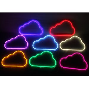Nice Cloud LED Neon Signs Hazard Free Environment Friendly Material