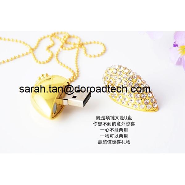 Heart Shape Jewelry USB Flash Drives
