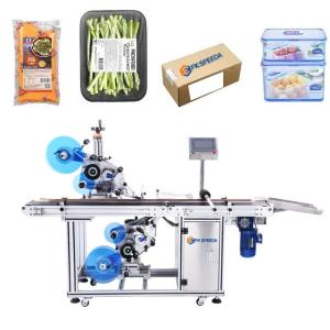 China FK814 Expire Date Batch Coding Machine with Automatic Top and Bottom Labeling Machine on sale