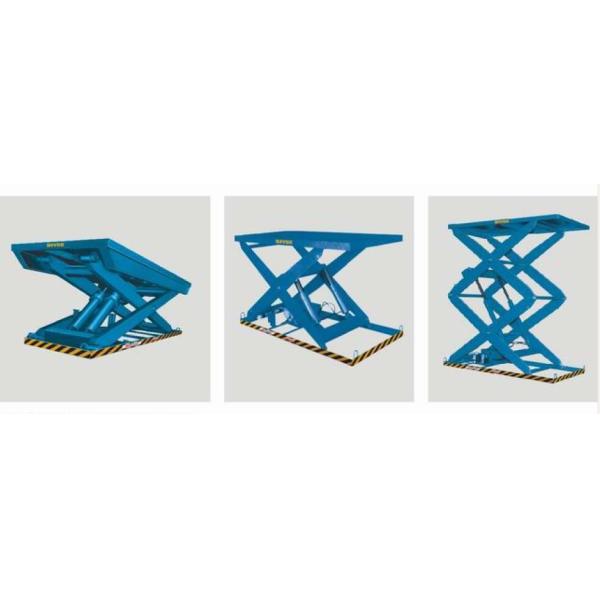 Quality Mini-Type 1m Stationary Aerial Scissor Lift Platform With Hydraulic Lifting System for sale