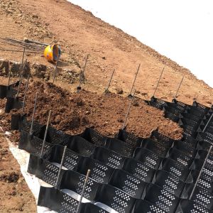Steep Slope Protection Reinforcement HDPE Geocell for Parking Lot Road Soil