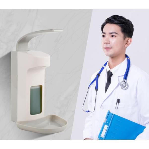 Quality Elbow Pressure Sensor Manual Soap Dispenser 1-3ml Each Drop Volume CE Approval for sale