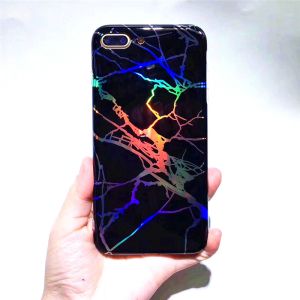 Iphone 8(plus)/7(plus) TPU laser marble case, Iphone 8(plus)/7(plus) protective