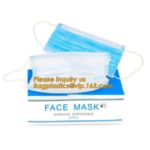 China Non-woven Medical Surgical Mouth Face Mask,Surgical Printed Medical Nonwoven Disposable Face Mask With Ear Loops bagease on sale
