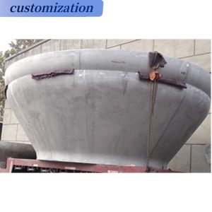 Customized Size Conical Head for Connecting the Cylinder in Elliptical