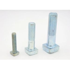 ANSI Standard Carbon Steel M10 T Bolts Metal Tee Head Bolt Zinc Plated Plain