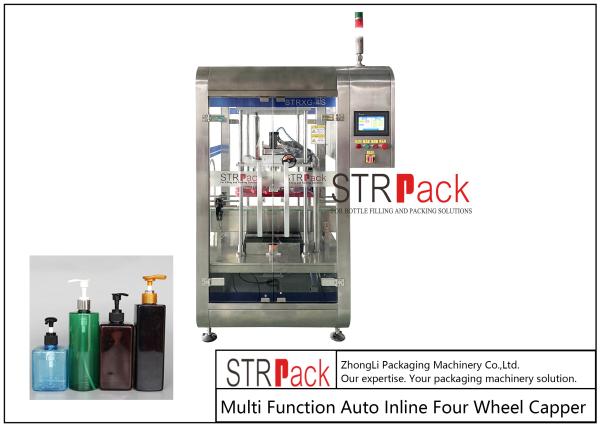 Quality Multi Function Round Bottle Screw Capping Machine Auto Inline Capper Trigger Pump for sale
