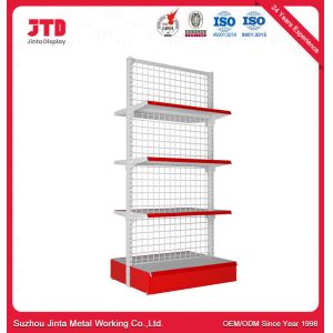 Metal Wire Mesh Back Panel Supermarket Gondola Shelf Net Type Shop Display