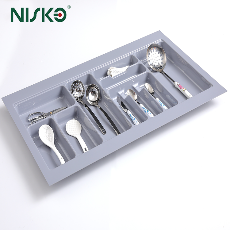 Kitchen Cutlery Tray Storage Flatware Utensil Insert Drawer for Spoons Knives