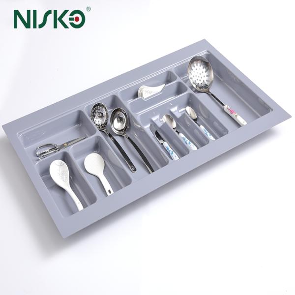 Kitchen Cutlery Tray Storage Flatware Utensil Insert Drawer for Spoons Knives