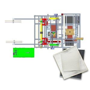 0.6Mpa Car Filter Making Machine Automobile Screen Continuous Edging