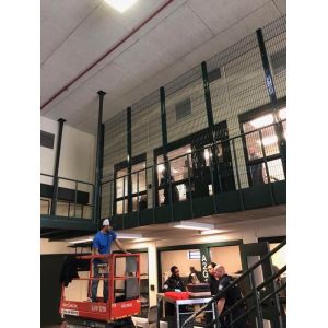 Simple Installation Welded Wire Mesh With Metal / Plastic Clips High Security