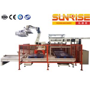 Robot Palletizing System 20 Boxes Per Minute Single Station Robot Palletizer