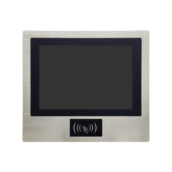 12.1 Inch Stainless Steel Case IP65 Waterproof Capacitive Touch Screen 1000nits