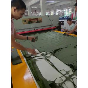 MultiLayers Fabric And Textiles Die Cutting Machine High Speed