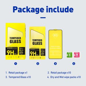 9d Tempered Mobile Smart Phone Screen Protector Printing Hd Transparent Full