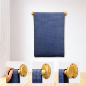 BAMBOO Towel Rack Wall Mount for Team Customers in Bathroom Kitchen Studio Spa