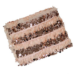 Beautiful Wholesale Iridescent Large Tassel Lace Geometric Shiny Sequins