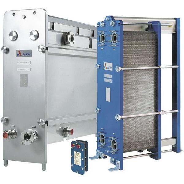 Supply high quality A055 series blue color steel carbon frame gasket APV plate heat exchanger for heat transfer system