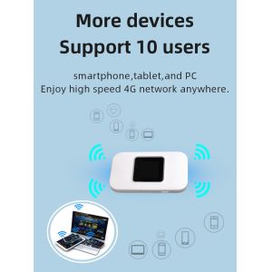 MTK Chipset 4G Portable Wireless Hotspot Single Band LTE Upload At 150Mbps