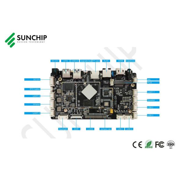 RK3566 Quad Core 4K HD Embedded Android Board LVDS EDP MIPI For Smart Display