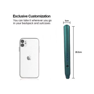 Ceramic Tourmaline Hair Straightening And Curling Machine 2 In 1 Adjustable Temp