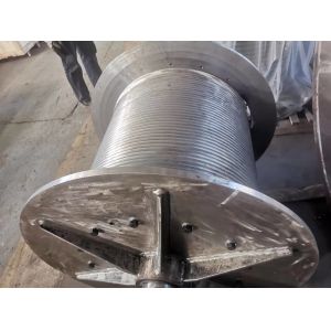 1-150 Mm Groove Pitch Grooved Winch Drum for 10-10000 M Rope Length in Heavy