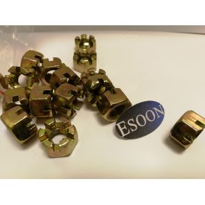 Hex Castle Nuts Metric Slotted Hex Nuts ASME B18.2.4.3M-1979,M6~M100,ZINC