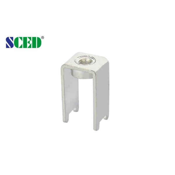 Quality M5 Steel Screw Brass PCB Terminal Block 60A Electrical Components for sale