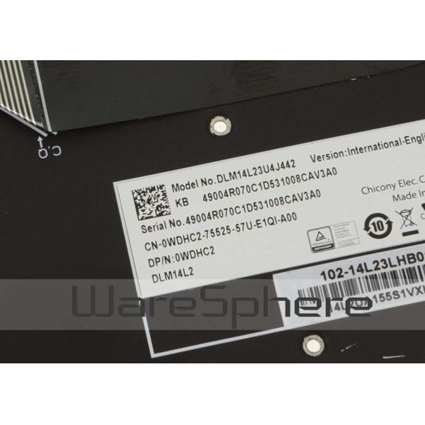 Dell Laptop Light Up Keyboard , Dell XPS 15 9550 Keyboard WDHC2 0WDHC2 9Z.NCALN.201