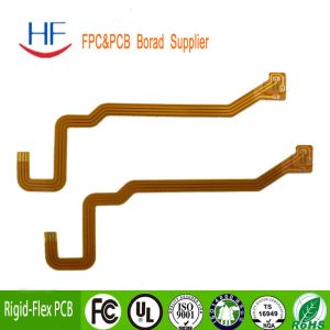 6 layers flexible pcb 1oz Multilayer print circuit board FPC board yellow solder