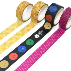 Adhesive Self Printed 15mm Japanese Beautiful Washi Paper Tape