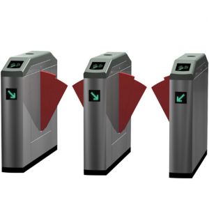 Subway Entrance Security Turnstile Gate Rfid Reader Qr Code Flap Barrier High