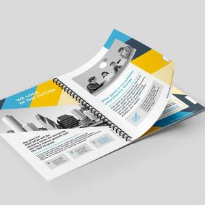 Coated Paper Colouring Book Printing Digital Booklet Brochure Printing