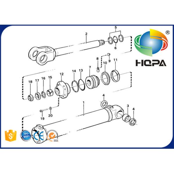 HNBR Excavator Seal Kit Lifting Cylinder VOE11707024 VOE11999894 11707024