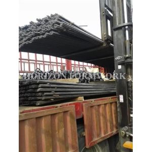 Screwed tie rod and weldable thread bars