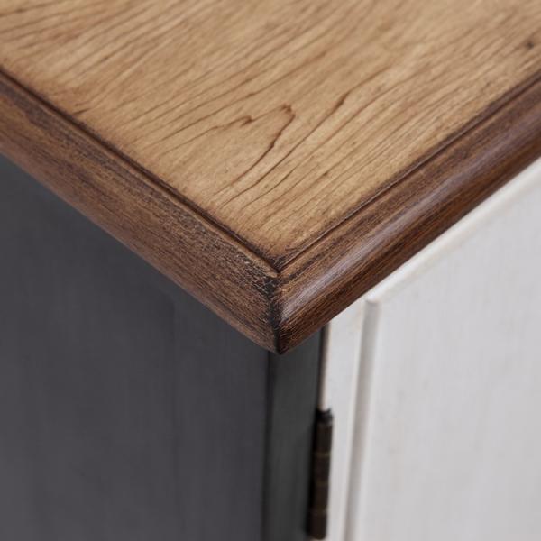 142cm Solid Wood Corner Cabinet